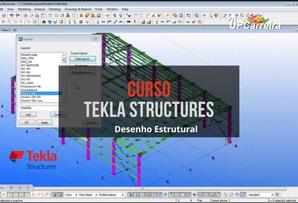 Curso Tekla Structure na Prática - Projeto de Galpões Metálicos